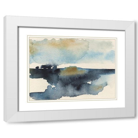 Upheval III White Modern Wood Framed Art Print with Double Matting by Moore, Regina
