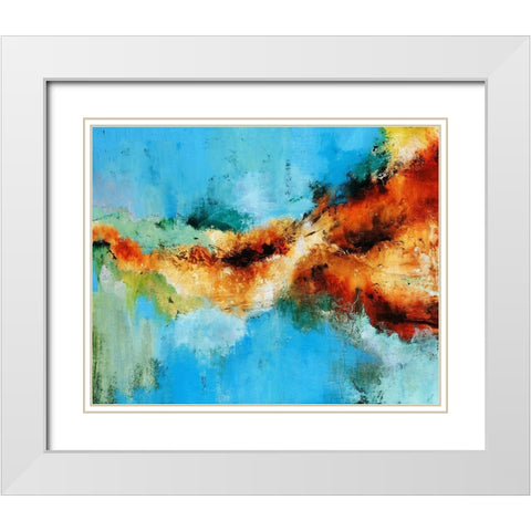 Sun Dance White Modern Wood Framed Art Print with Double Matting by Edmunds, Sydney