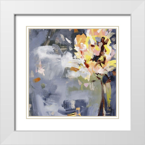 Trixie I White Modern Wood Framed Art Print with Double Matting by Maas, Jodi