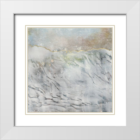 Dare to Face II White Modern Wood Framed Art Print with Double Matting by Bramma, Lila