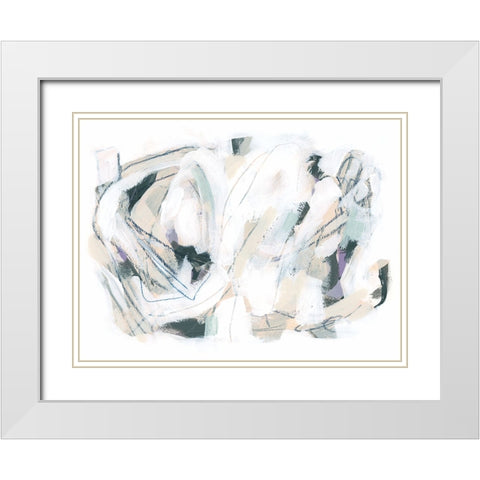 Arctic Helix II White Modern Wood Framed Art Print with Double Matting by Vess, June Erica