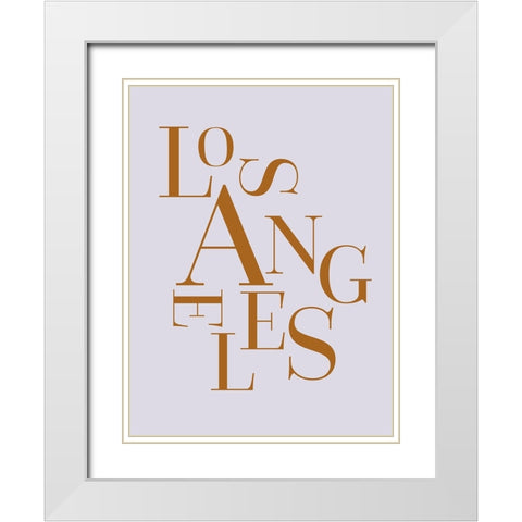 City Center Type III White Modern Wood Framed Art Print with Double Matting by Green, Jacob