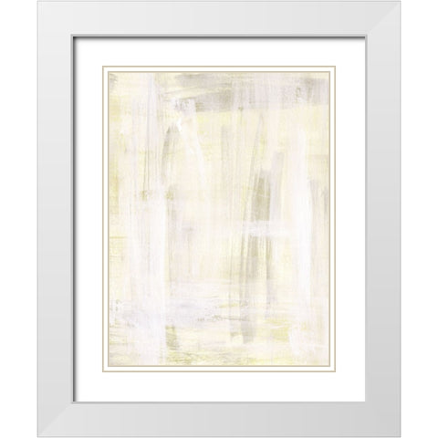 On a Sunbeam II White Modern Wood Framed Art Print with Double Matting by Wang, Melissa