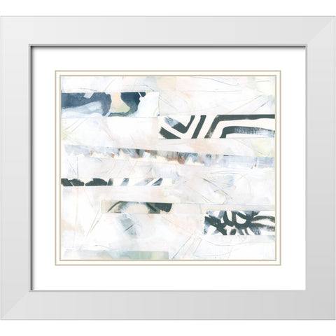 Pattern Camouflage II White Modern Wood Framed Art Print with Double Matting by Vess, June Erica