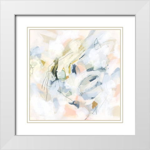 Magneticism I White Modern Wood Framed Art Print with Double Matting by Vess, June Erica