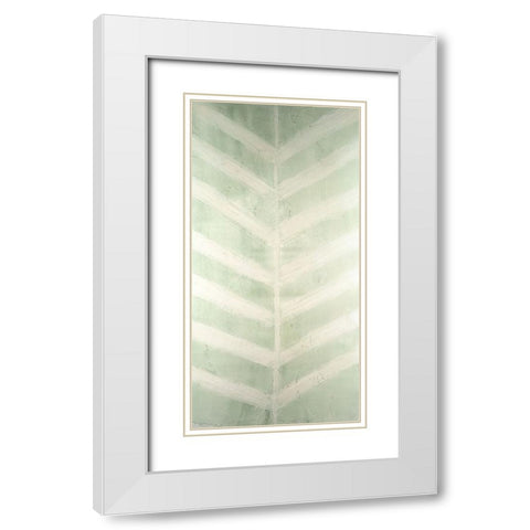 Veriegatas I White Modern Wood Framed Art Print with Double Matting by Lam, Vanna