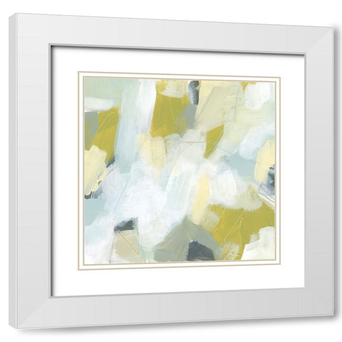 Greenlit I White Modern Wood Framed Art Print with Double Matting by Vess, June Erica