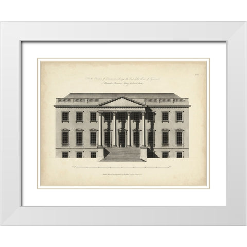 Richardson Architecture II White Modern Wood Framed Art Print with Double Matting by Richardson, George