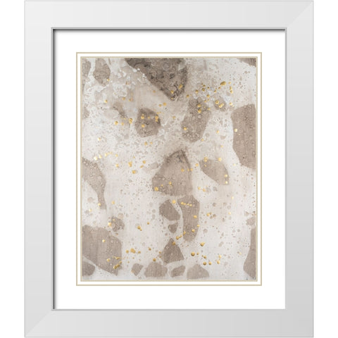 Chordata I White Modern Wood Framed Art Print with Double Matting by Lam, Vanna