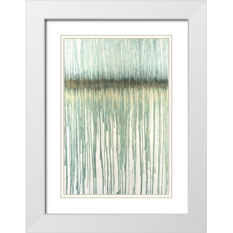 Embellished Canopy II White Modern Wood Framed Art Print with Double Matting by Lam, Vanna