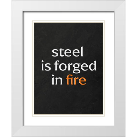 Bro-Inspo III White Modern Wood Framed Art Print with Double Matting by Green, Jacob