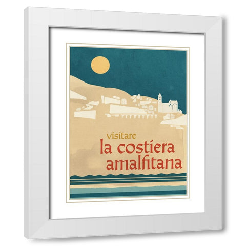 Summer Abroad IV White Modern Wood Framed Art Print with Double Matting by Green, Jacob