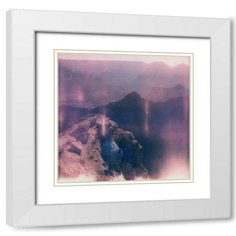 Grand Canyon Sunrise II White Modern Wood Framed Art Print with Double Matting by Green, Jacob
