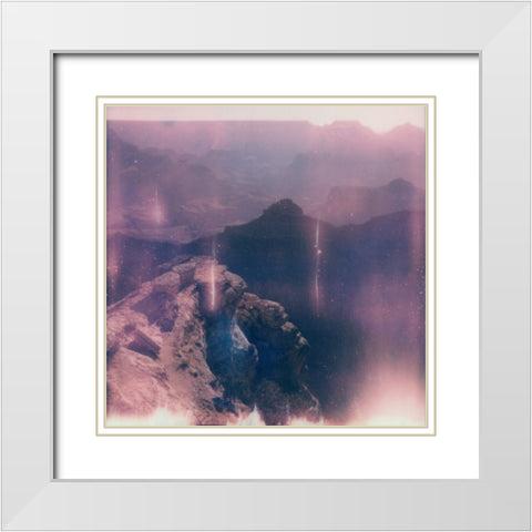 Grand Canyon Sunrise II White Modern Wood Framed Art Print with Double Matting by Green, Jacob