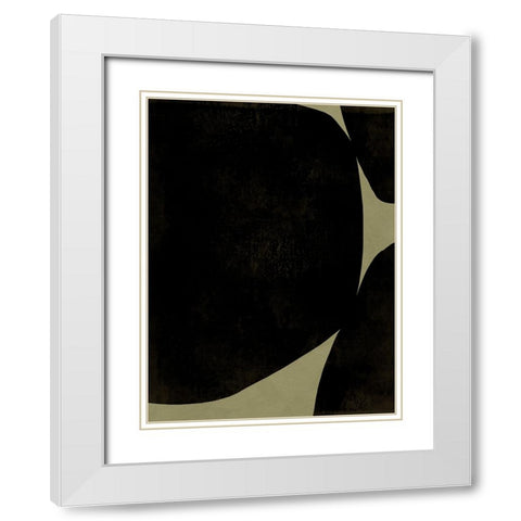 Heirloom Orbs I White Modern Wood Framed Art Print with Double Matting by Green, Jacob