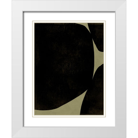 Heirloom Orbs I White Modern Wood Framed Art Print with Double Matting by Green, Jacob