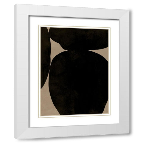 Heirloom Orbs II White Modern Wood Framed Art Print with Double Matting by Green, Jacob