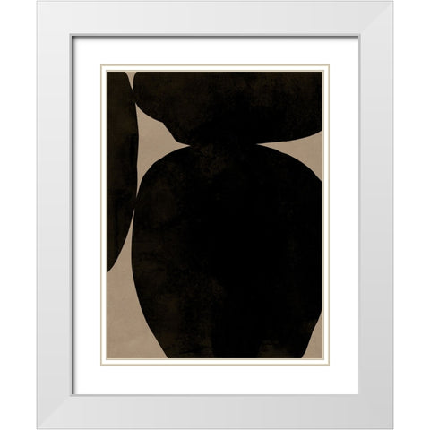 Heirloom Orbs II White Modern Wood Framed Art Print with Double Matting by Green, Jacob