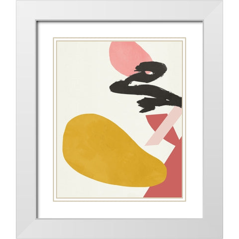 Bright Boy I White Modern Wood Framed Art Print with Double Matting by Green, Jacob