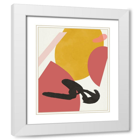 Bright Boy II White Modern Wood Framed Art Print with Double Matting by Green, Jacob