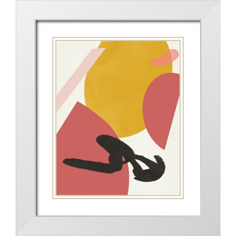 Bright Boy II White Modern Wood Framed Art Print with Double Matting by Green, Jacob