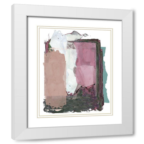 Brights Soft Wash II White Modern Wood Framed Art Print with Double Matting by Cartissi