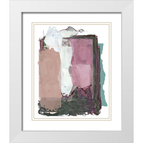 Brights Soft Wash II White Modern Wood Framed Art Print with Double Matting by Cartissi