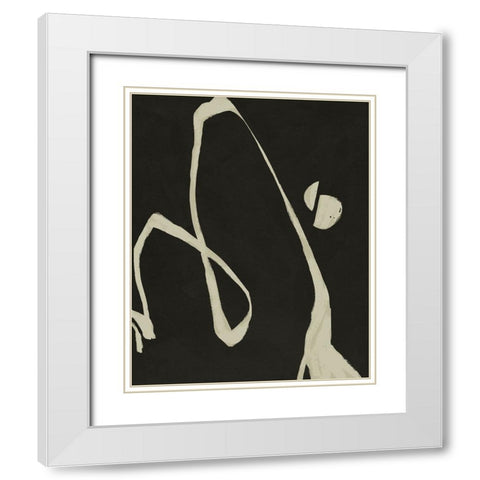 Neutral Spring II White Modern Wood Framed Art Print with Double Matting by Green, Jacob