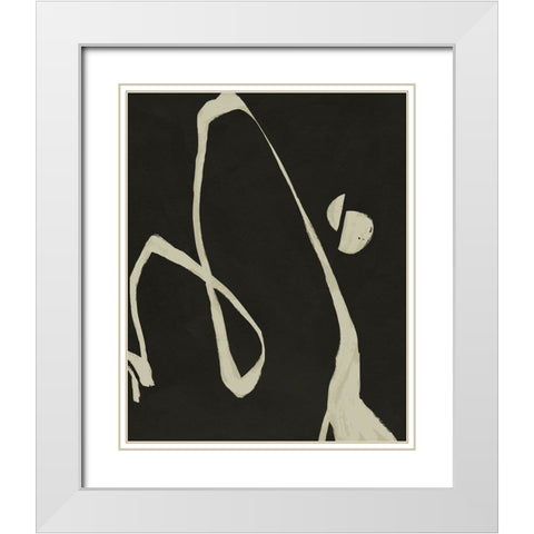 Neutral Spring II White Modern Wood Framed Art Print with Double Matting by Green, Jacob