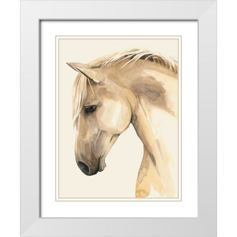 Golden Palomino II White Modern Wood Framed Art Print with Double Matting by Popp, Grace