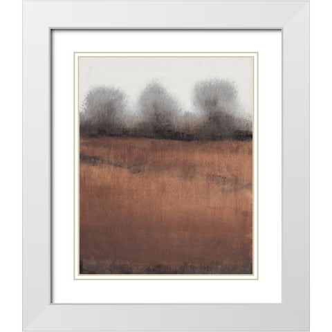 Frosty Weather I White Modern Wood Framed Art Print with Double Matting by OToole, Tim