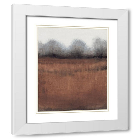 Frosty Weather II White Modern Wood Framed Art Print with Double Matting by OToole, Tim