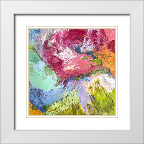 Bird in the Hand I White Modern Wood Framed Art Print with Double Matting by Fagan, Dorothy