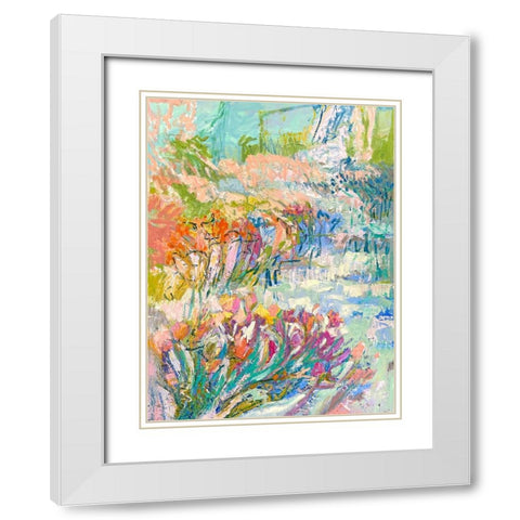 Heavenly Day II White Modern Wood Framed Art Print with Double Matting by Fagan, Dorothy