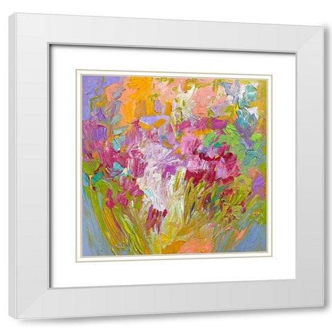 Hum Along With Me I White Modern Wood Framed Art Print with Double Matting by Fagan, Dorothy