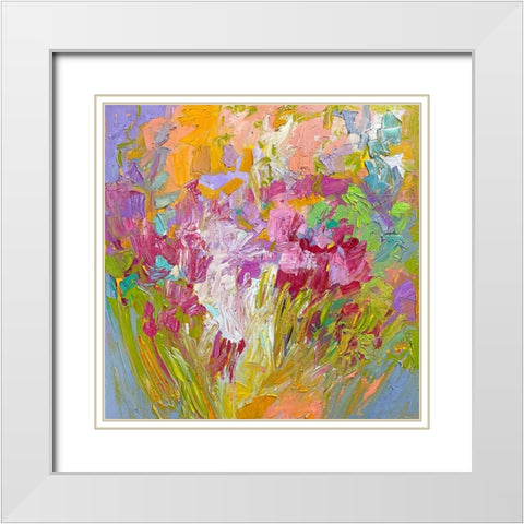 Hum Along With Me I White Modern Wood Framed Art Print with Double Matting by Fagan, Dorothy
