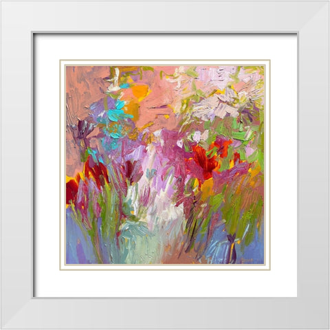 Hum Along With Me II White Modern Wood Framed Art Print with Double Matting by Fagan, Dorothy
