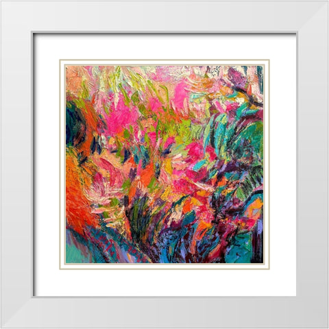 I Hear Her Sing II White Modern Wood Framed Art Print with Double Matting by Fagan, Dorothy