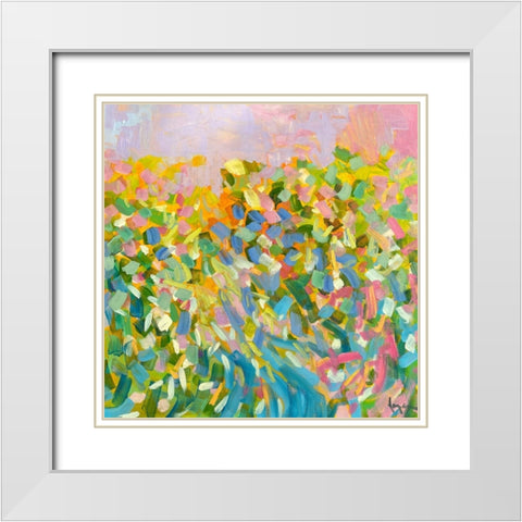 Sunrise on a Misty Morning I White Modern Wood Framed Art Print with Double Matting by Fagan, Dorothy
