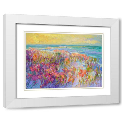 Summer Sanctuary White Modern Wood Framed Art Print with Double Matting by Fagan, Dorothy