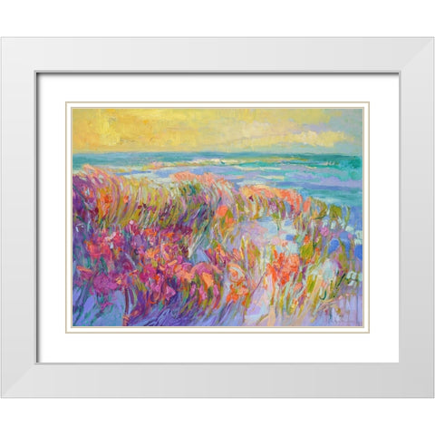 Summer Sanctuary White Modern Wood Framed Art Print with Double Matting by Fagan, Dorothy