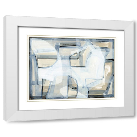 BAndW II White Modern Wood Framed Art Print with Double Matting by Cartissi