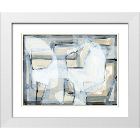 BAndW II White Modern Wood Framed Art Print with Double Matting by Cartissi