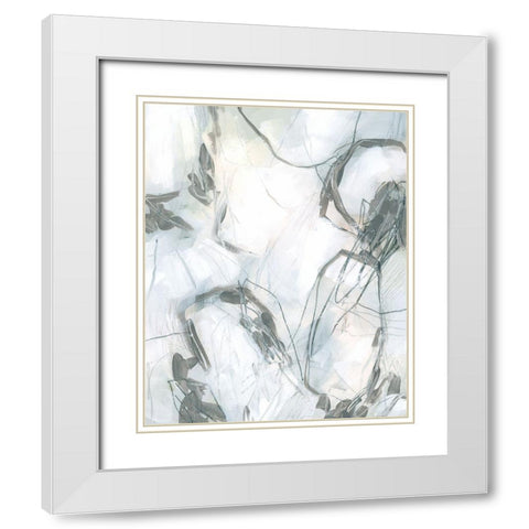 Indirect Object II White Modern Wood Framed Art Print with Double Matting by Vess, June Erica