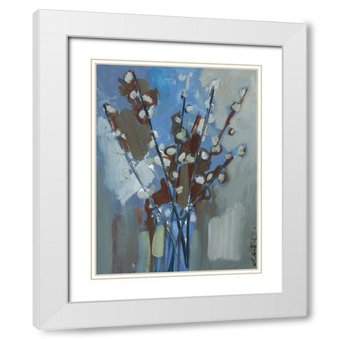 Winter Willow I White Modern Wood Framed Art Print with Double Matting by Ferrell, Erin McGee