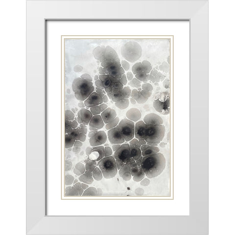Marbling VIII White Modern Wood Framed Art Print with Double Matting by Ferrell, Erin McGee