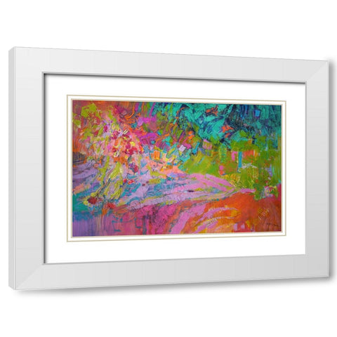 Passion Diva White Modern Wood Framed Art Print with Double Matting by Fagan, Dorothy