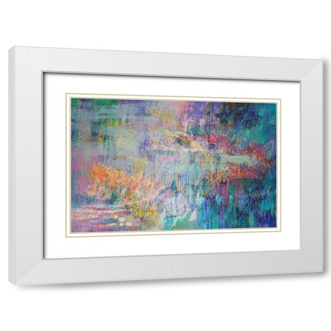 Vespers White Modern Wood Framed Art Print with Double Matting by Fagan, Dorothy