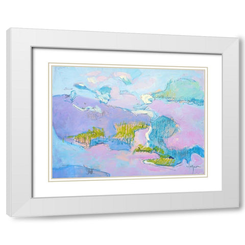 Come to My Window White Modern Wood Framed Art Print with Double Matting by Fagan, Dorothy