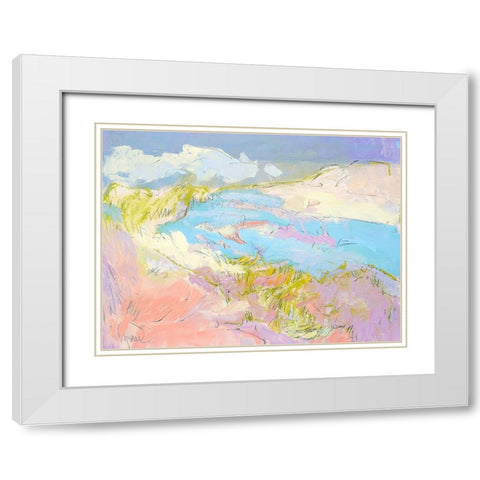 Got a Hold on Me White Modern Wood Framed Art Print with Double Matting by Fagan, Dorothy
